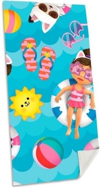 Kinder Euroswan Gabi's Dollhouse 70x140cm Baumwolle Gabby's Dollhouse Strandtuch GD00003 Kinder Euroswan