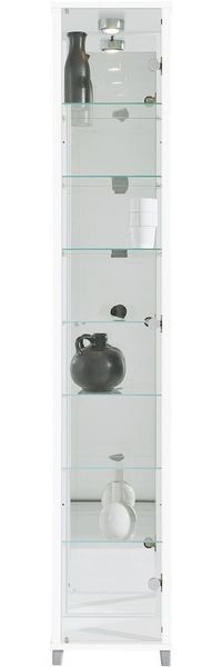 fif möbel Vitrine OPTIMA Standvitrine/Glasvitrine 1x Glastür,perfekt für Sammler,Sammlervitrine