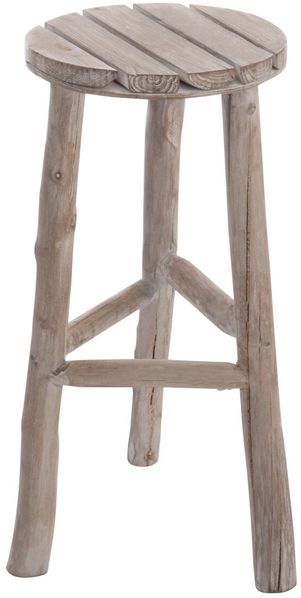 Taburett Rnd Holz White Wash M