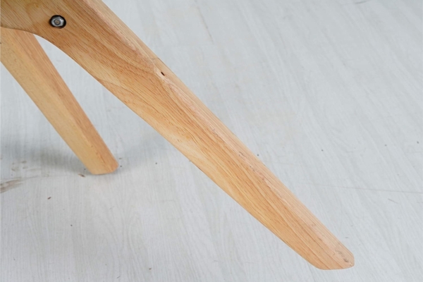 Armlehnstuhl, Kunstlederbezug Braun, Eichenholz-Gestell HELLA 70680429 Bild 9