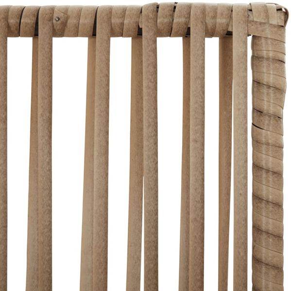 vidaXL Paravent 5-tlg. Beige Poly Rattan 365383 Bild 6
