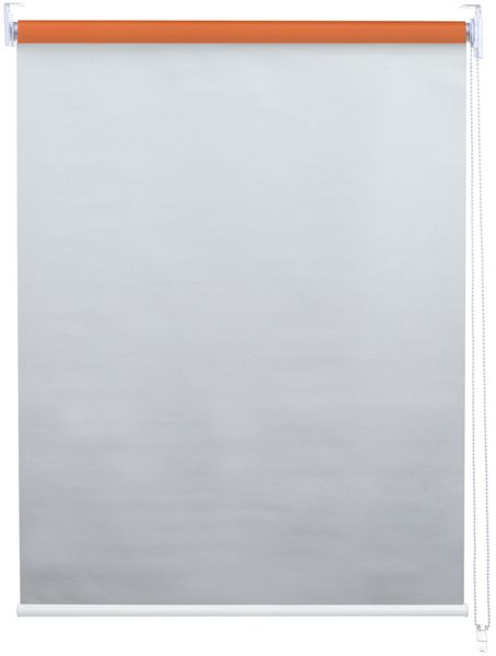 Rollo HWC-D52, Fensterrollo Seitenzugrollo Jalousie, 70x230 cm Sonnenschutz Verdunkelung blickdicht ~ orange Bild 3