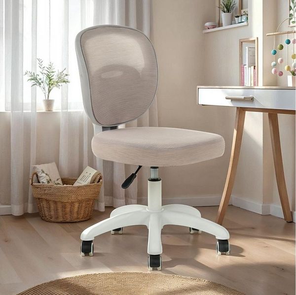 IDIMEX Drehstuhl MAYLA, Kinderzimmer Schreibtischstuhl ergonomisch mit Rollen grau