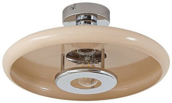 Lindby Deckenleuchten Branford, Metall, Creme IP20, 1x15 W LED