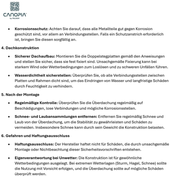 Palram - Canopia Aluminium Terrassenüberdachung Bild 9