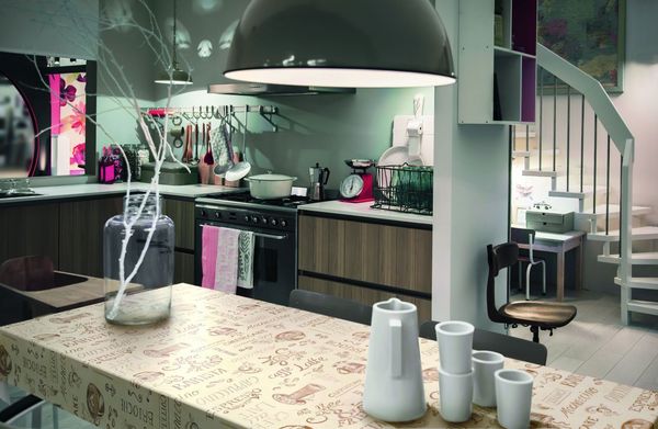 d-c-table® Tischdecke Manhattan Vlies Ristretto 130 x 160 cm, creme