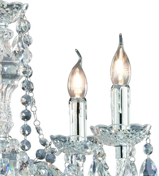 Reality|Trio Acryl Kronleuchter Lüster, 5-flammig ~ klar Bild 3