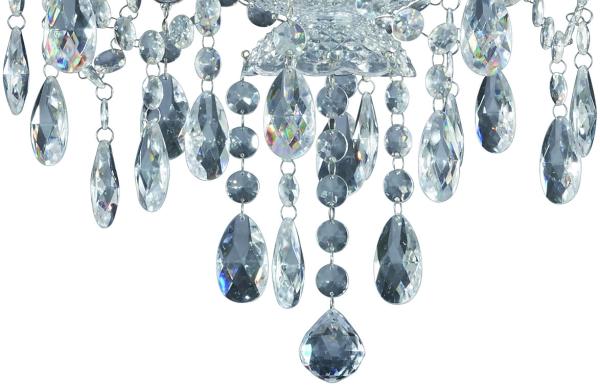 Reality|Trio Acryl Kronleuchter Lüster, 5-flammig ~ klar Bild 2