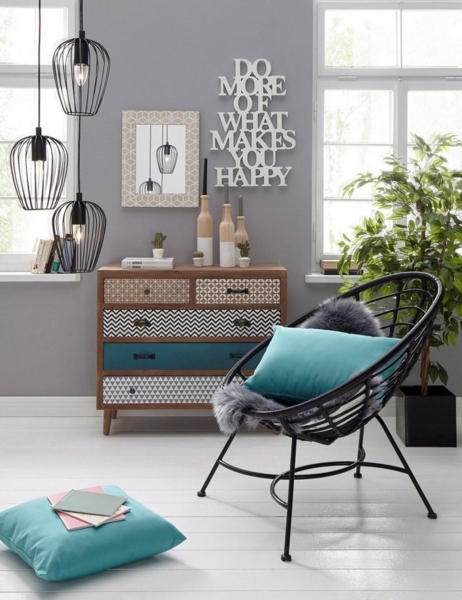 H.O.C.K. Dekokissen Classic Uni, Kissenhülle mit Füllung, 1 Stück, 60/40 cm