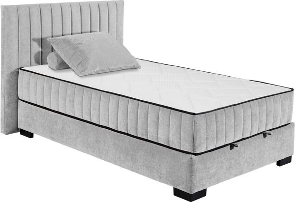 ED EXCITING DESIGN Boxbett Nagol, mit Bettkasten, mit Wendematratze, erhältlich in verschiedenen Breiten