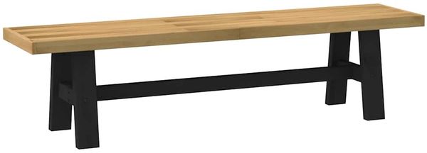 vidaXL Esszimmerbank NOAIN A-Form-Beine 180x40x45 cm Massivholz Kiefer 4100048