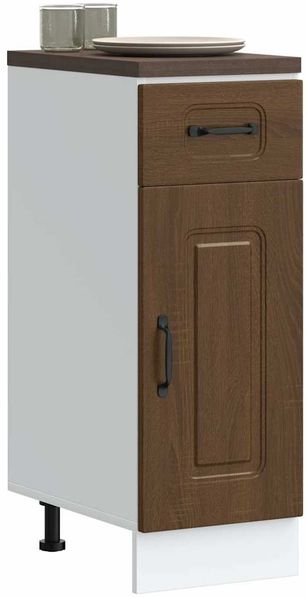 vidaXL Küchenunterschrank Kalmar Braun Eichen-Optik Holzwerkstoff 853464
