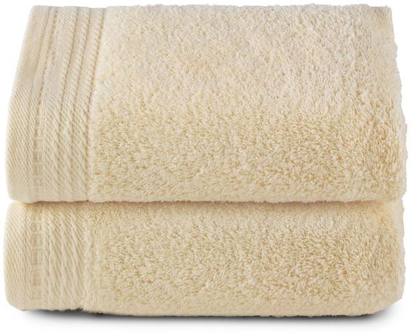 Top Towel - Premium - Große Badetücher - Badetücher - 2 Handtücher - 50x100 cm - 100 % Baumwolle - 600 Gramm - Naturlich