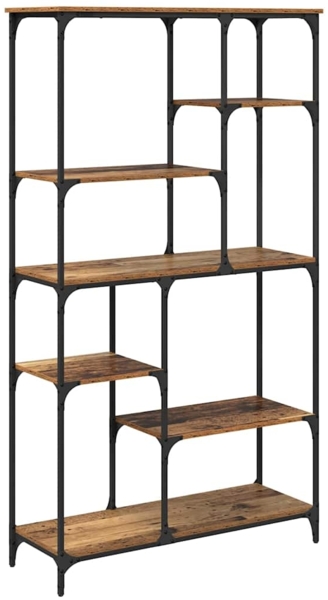 vidaXL Bücherregal Altholz 99 x 35,5 x 176 cm Holzwerkstoff 882775