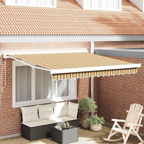 vidaXL Ausziehbare Markise Mehrfarbig 300 x 250 x 165 cm 3330028