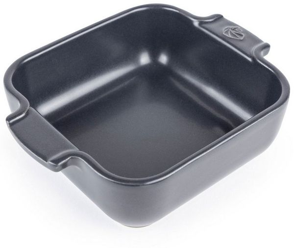 PEUGEOT Auflaufform APPOLIA Keramik 18cm Quadratisch Schiefergrau, Keramik, Keramik