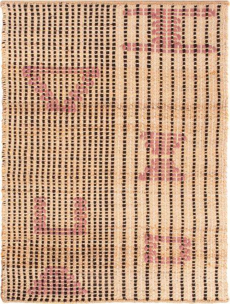 Juteteppich - 90 x 60 cm - dunkelbeige