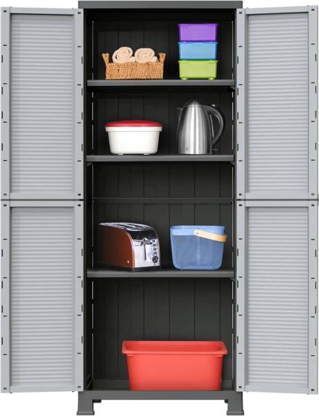 vidaXL Kunststoffschrank 68x39x171,5 cm 337901