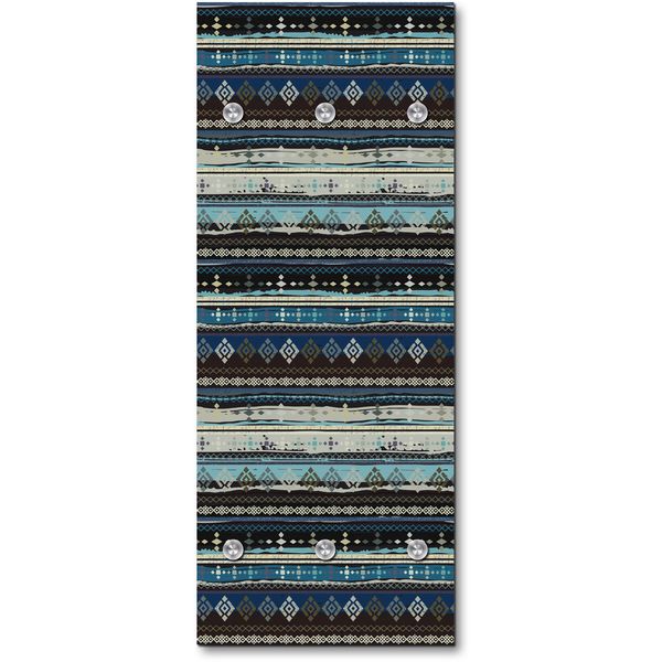 Queence Garderobe - "Sabia" Druck auf hochwertigem Arcylglas inkl. Edelstahlhaken und Aufhängung, Format: 50x120cm