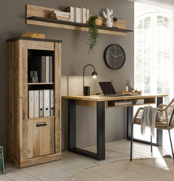 Aktenregal Stove, Used Wood hell, 146 x 38 x 51 cm Bild 4