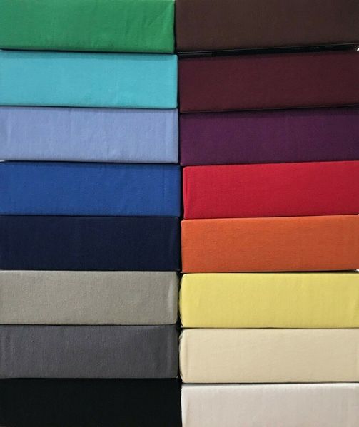 Visaggio Spannbettlaken Jersey aus 100% Baumwolle Boxspringbett / Wasserbett Spannbetttuch, Jersey, Gummizug: rundum, Spannbettlaken, Steghöhe 25 cm