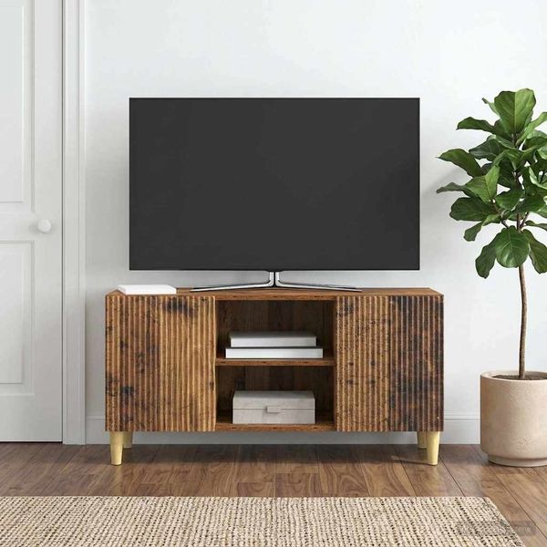vidaXL TV-Schränk Altholz 102 x 34,5 x 50 cm Holzwerkstoff 894703