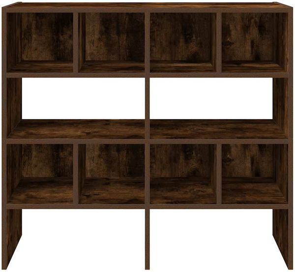 vidaXL Schuhregale 2 Stk. Stapelbar Räuchereiche 89,5x30x40 cm 858848 Bild 4