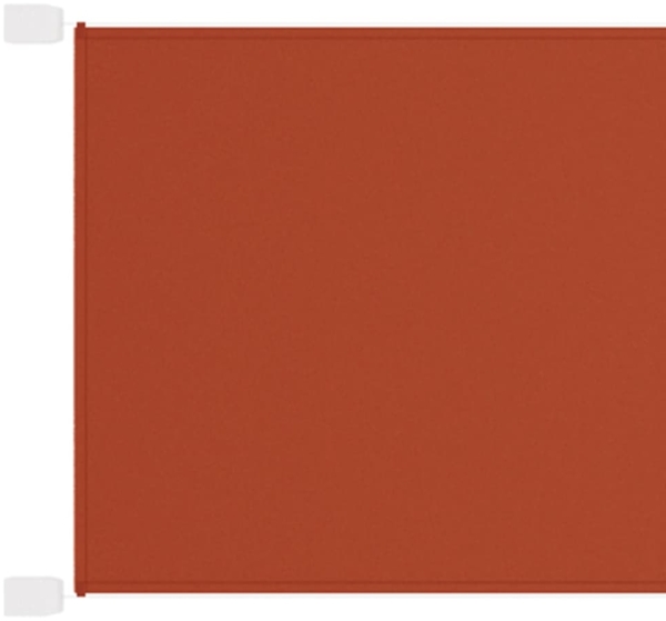 vidaXL Senkrechtmarkise Terrakotta 100x800 cm Oxford-Gewebe 148357