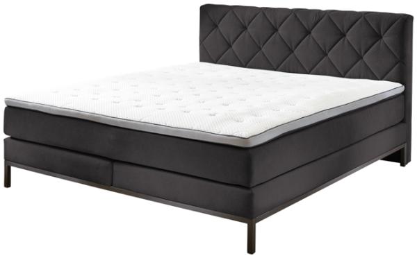 BX 2180 Rockaway Boxspringbetten grau Stahl