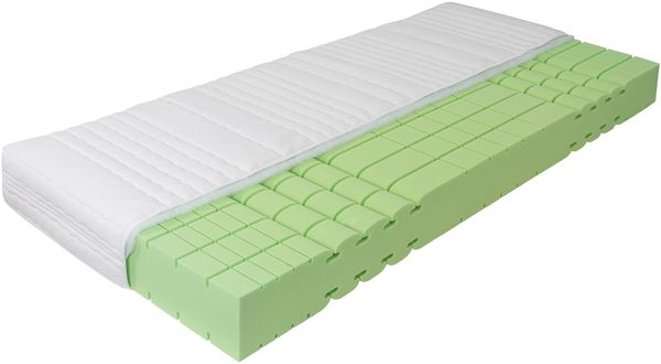 Kaltschaummatratze Ravensberger Komfort-SAN | 18 cm Komfort-Höhe | 7 Liegezonen | Raumgewicht RG 50 Größe 160 x 200 cm Härtegrad H2 (0 kg - 100 kg)