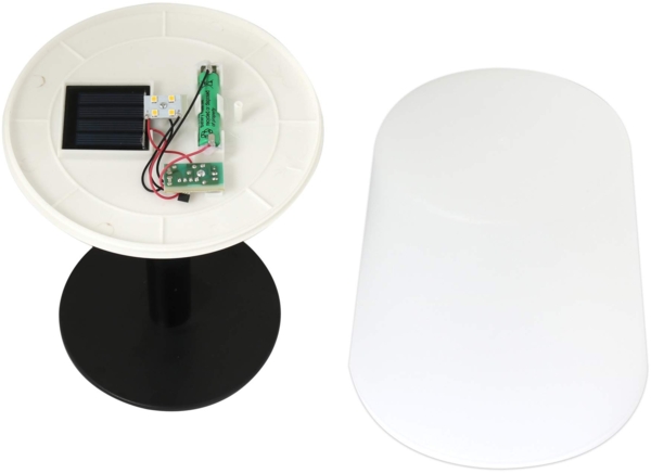 LED Tischlampe solarbetrieben für Außenbereich 15 x 31 cm warmweiß Bild 4