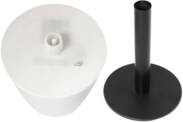 LED Tischlampe solarbetrieben für Außenbereich 15 x 31 cm warmweiß Bild 3