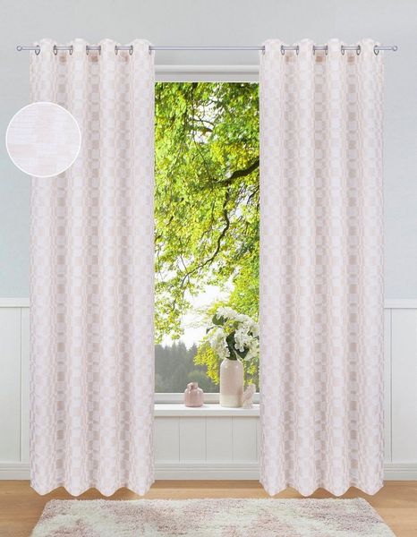 OTTO home Gardine Amani (1 St), Ösen, transparent