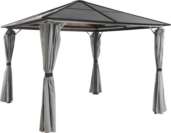 Primaster Pavillon Boston Gartenpavillon 295x295cm UV-Schutz 50+ schwarz Bild 3