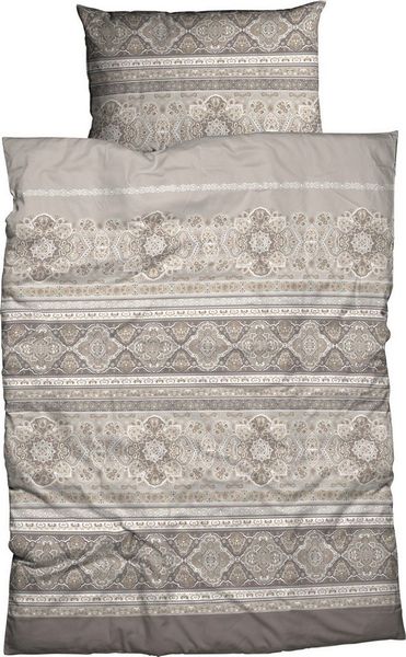 CASATEX Bettwäsche Bettwäsche "Majella", Mako-Satin, 3 teilig, Satin Streifen