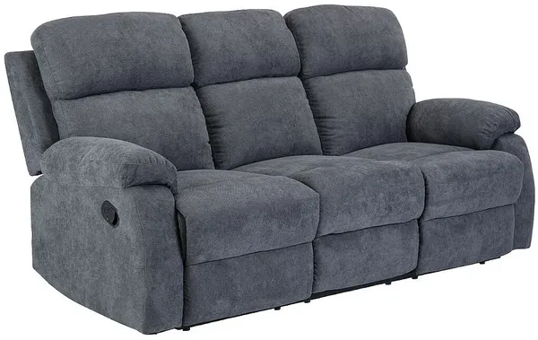 Vente-unique - TOLZANO Sofa and armchair set Stoff Grau - B 96 cm x H 100 cm x L 201 cm91 cm Bild 4