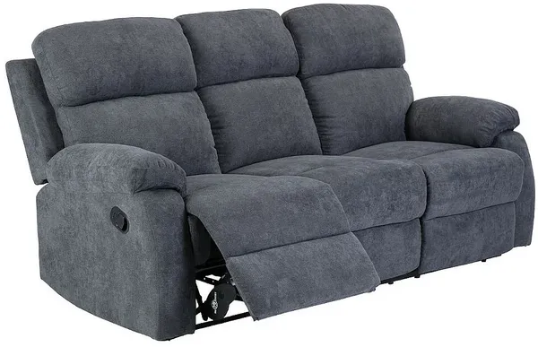 Vente-unique - TOLZANO Sofa and armchair set Stoff Grau - B 96 cm x H 100 cm x L 201 cm91 cm Bild 5