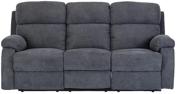 Vente-unique - TOLZANO Sofa and armchair set Stoff Grau - B 96 cm x H 100 cm x L 201 cm91 cm Bild 3