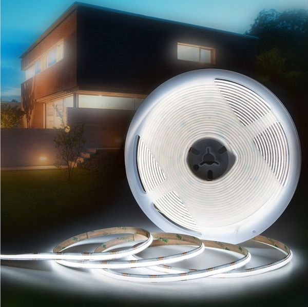 Hexim LED Stripe COB – RGB/W CCT oder Kalt-, Neutral-, Warmweiß (Kaltweiß 0.5M), COB – RGB/W CCT oder Kalt-, Neutral-, Warmweiß (Kaltweiß 0.5M)