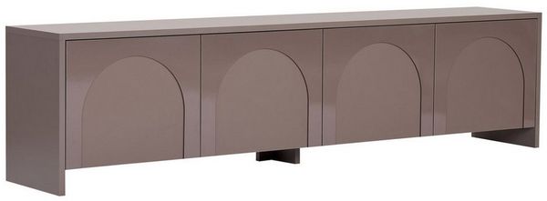 Modern TV Stand, Atlas Color, 180 x 45 x 32 cm | 100% Melamine Coated Particle Board, 18 mm Thickness | Stylish Geometric Design, Perfect for Living Room & Entertainment Spaces