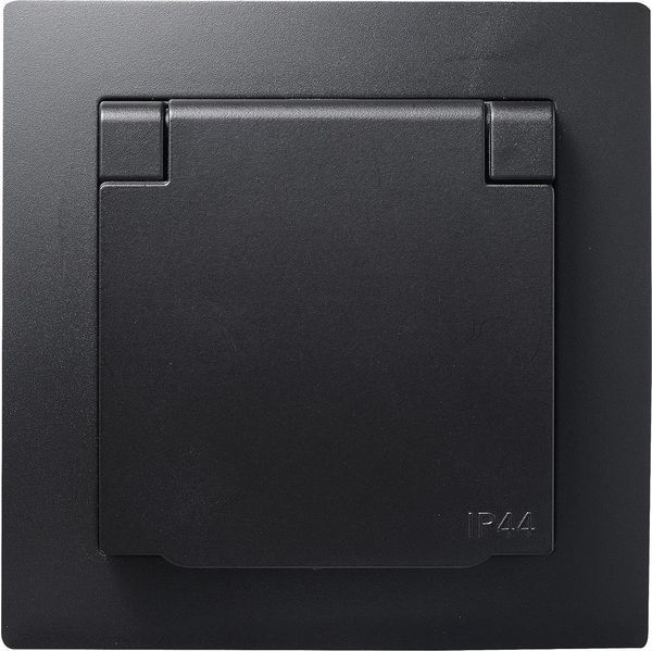 Schutzkontakt-Steckdose McPower ''Flair'' 250V/16A, UP, IP44, Steckanschluss