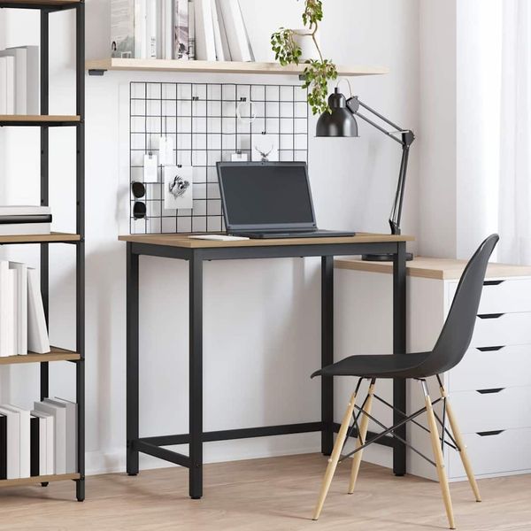 vidaXL Tisch Artisan-Eiche 100 x 50 x 76,5 cm 873773