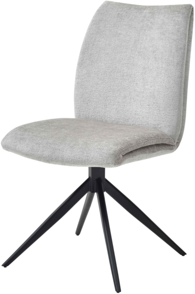 Bisley Easy Meet F Besucherstuhl ohne Armlehne, Polsterstuhl in portland hellgrau- Stuhl bis 120 kg belastbar & 360° drehbar, Esszimmerstühle, Konferenzstuhl, Bistrostuhl für Esszimmer, EMF-744