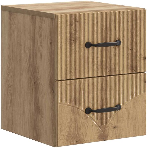 vidaXL Wandmontierter Nachttisch Artisan-Eiche 34,5 x 33 x 40 cm 898993