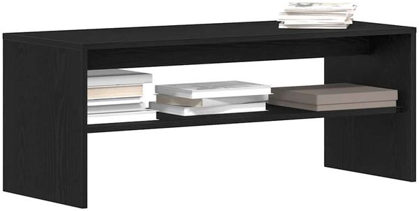 vidaXL TV-Schrank Schwarz Eichen-Optik 100x40x40 cm Holzwerkstoff 859119 Bild 4