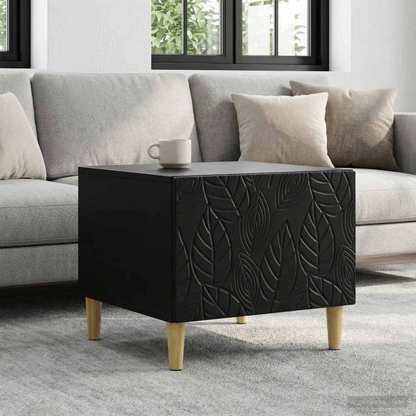vidaXL Couchtisch Schwarz 50 x 49 x 40 cm Holzwerkstoff 895196