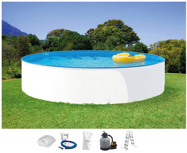 Clear Pool Rundpool MIAMI (Set, 6-tlg), 6-tlg. in versch. Größen