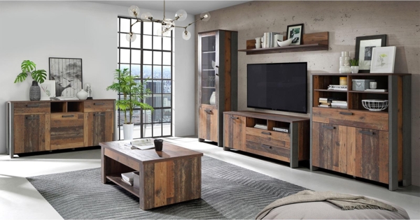 Lowboard CLIF Old Wood Vintage Bild 5