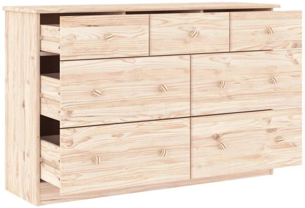 vidaXL Kommode ALTA 112x35x73 cm Massivholz Kiefer 353919 Bild 3