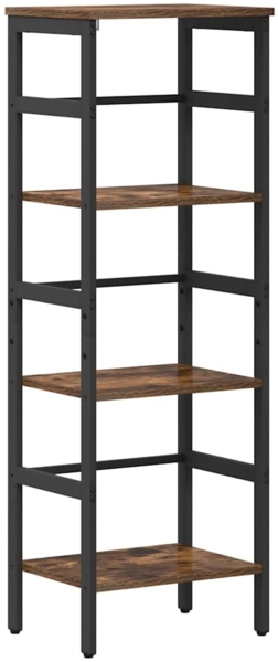 vidaXL Bücherregal Geräucherte Eiche 40 x 29,5 x 115 cm Holzwerkstoff 883906